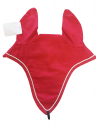 Bonnet long poney rouge et blanc