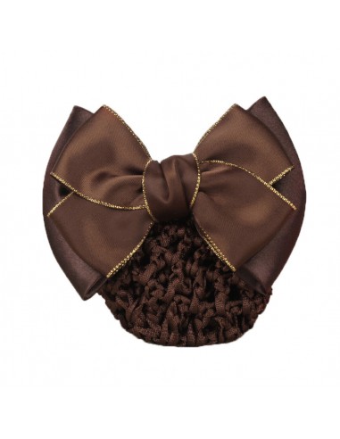 Résille marron et or pour cheveux