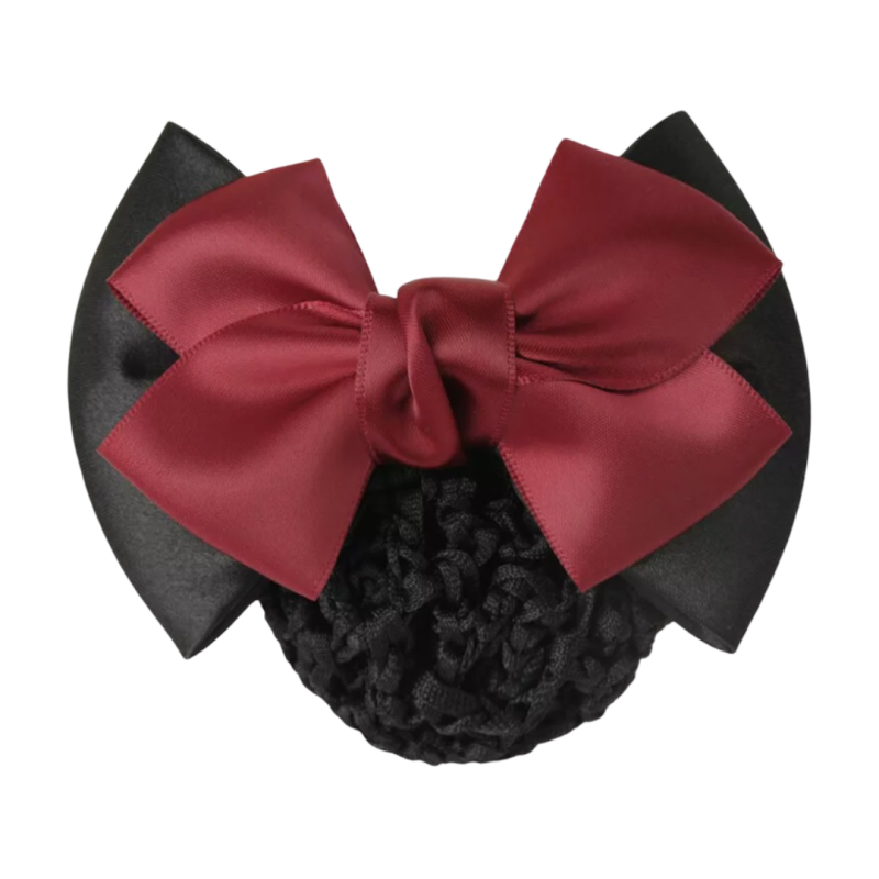 Résille rouge et noir pour cheveux