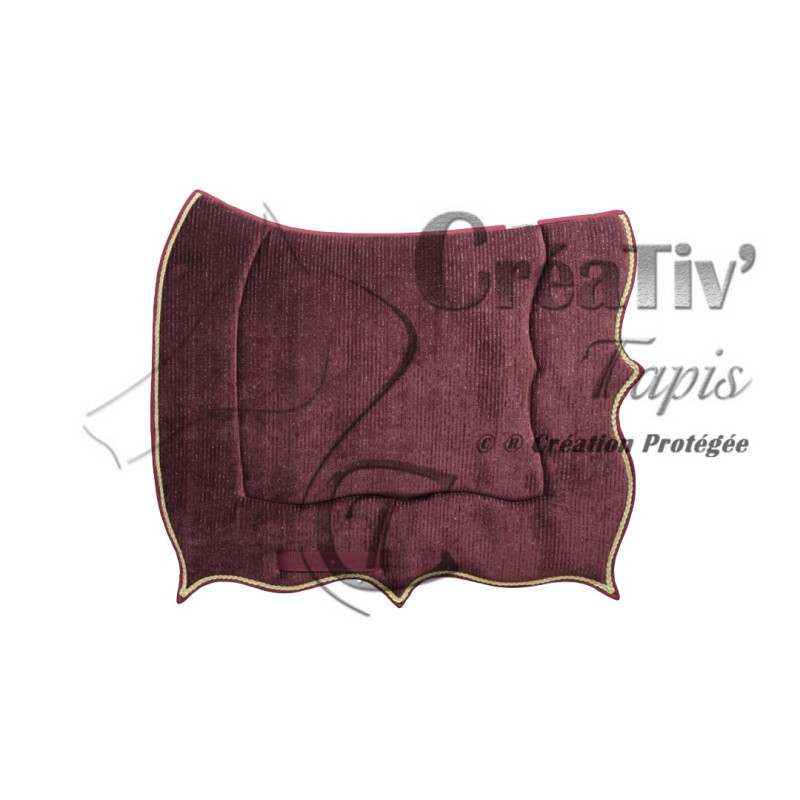 Tapis Bird velours rose pailleté