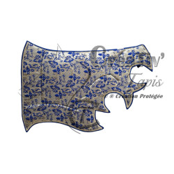 Tapis Luna baroque bleu roi
