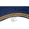 Tapis Pointe Ibérique bleu roi pailleté