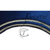Tapis Pointe Ibérique velours bleu nuit