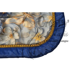 Tapis Dressage Luxe fleury bleu