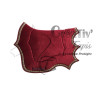 Tapis Emblème velours bordeaux