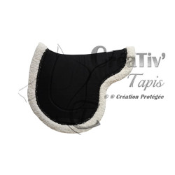 Tapis Forme de selle noir...