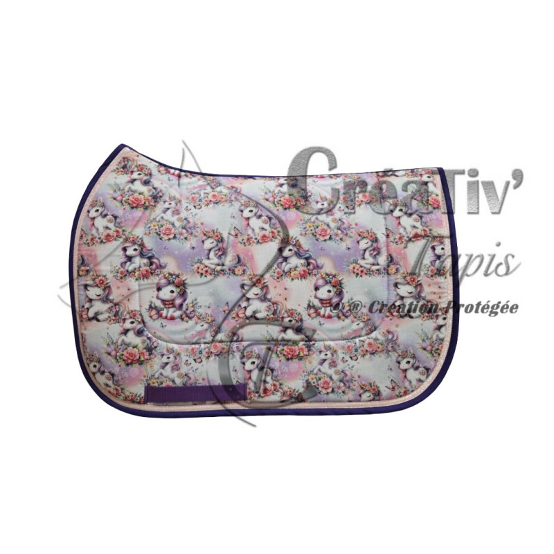 Tapis CSO shetland Licornes fleury
