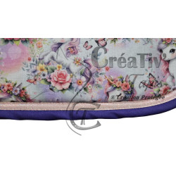 Tapis CSO shetland Licornes fleury