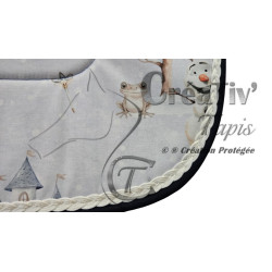 Tapis CSO Shetland Reine des neiges pastel