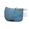 Tapis CSO velours turquoise