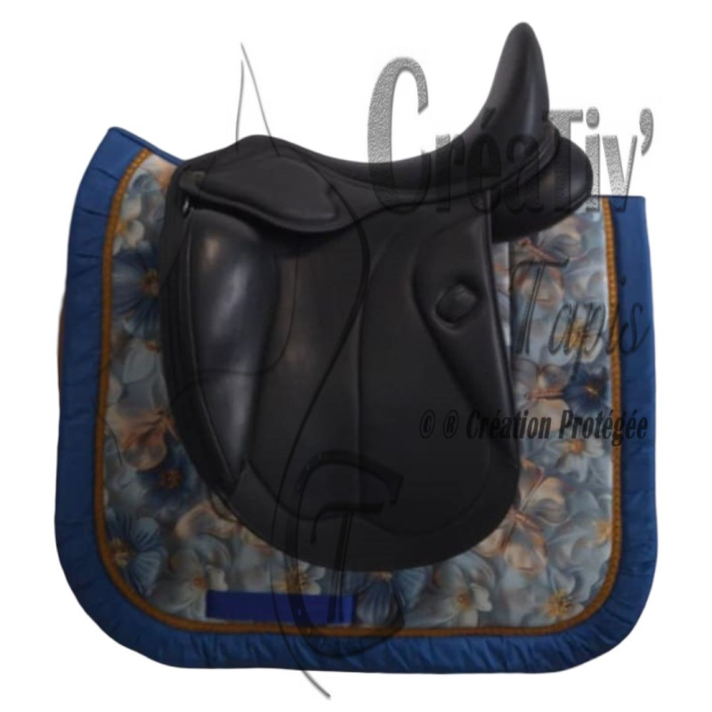 Tapis Dressage Luxe fleury bleu