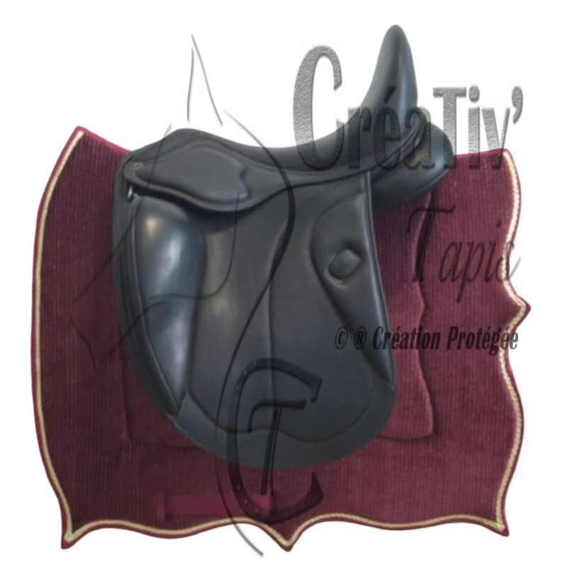 Tapis Bird velours rose pailleté