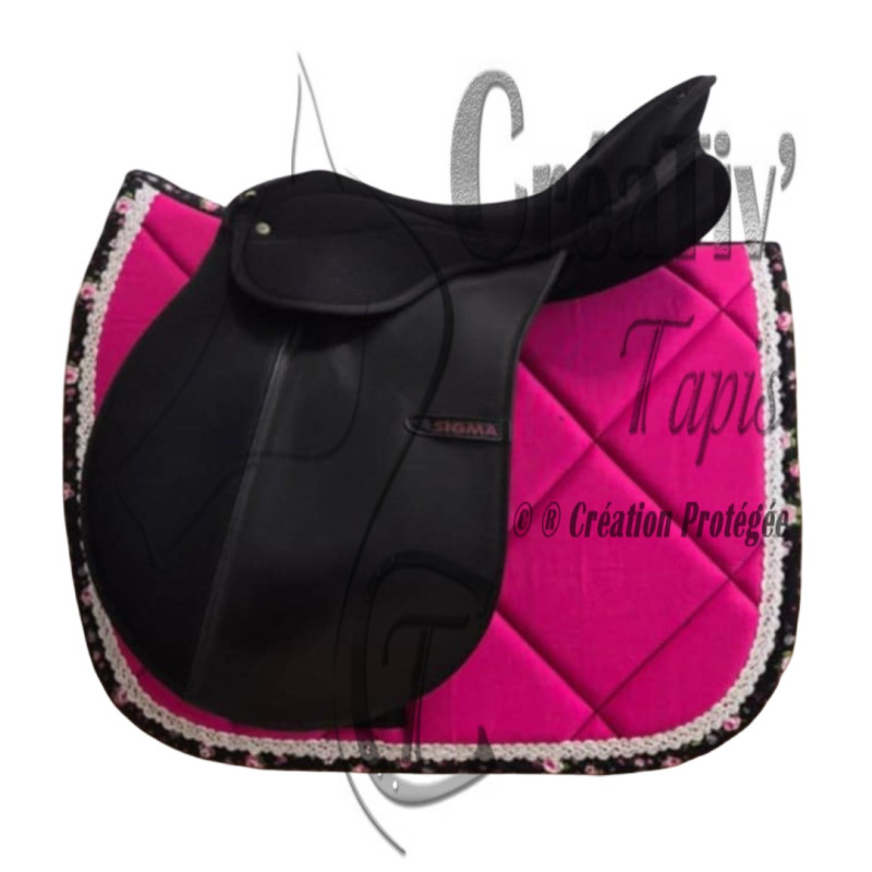 Tapis CSO rose fuschia et liberty