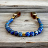 Frontal Lithothérapie n° 60 Sodalite - Oeil du tigre