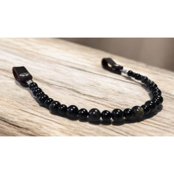 Frontal Lithothérapie n° 23 Obsidienne dorée