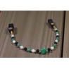 Frontal Lithothérapie n° 51 Turquoise africaine/agathe aventurine