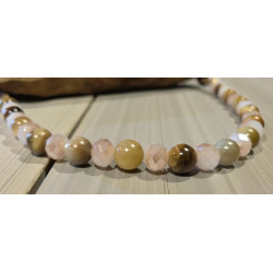 Frontal Lithothérapie n° 9 Oeil du tigre/agate