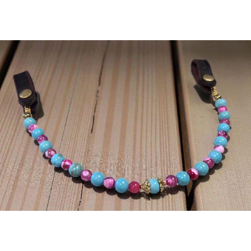 Frontal Lithothérapie n° 41 Agate / Howlite