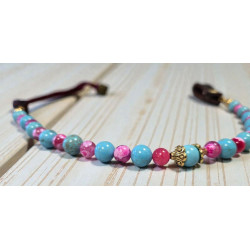 Frontal Lithothérapie n° 41 Agate / Howlite