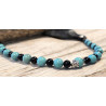 Frontal Lithothérapie n° 65 Howlite / Agate