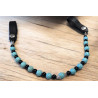 Frontal Lithothérapie n° 65 Howlite / Agate
