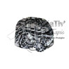 Housse de selle polaire carreaux gris