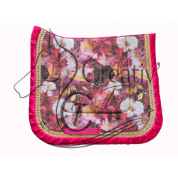 Tapis Dressage Luxe fleury rose