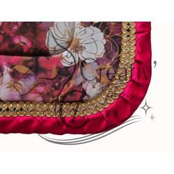 Tapis Dressage Luxe fleury rose