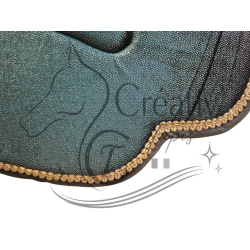 Tapis Créativolte vert et or