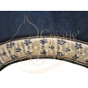 Tapis Tripointes velours bleu nuit