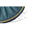 Tapis Forme de selle velours vert