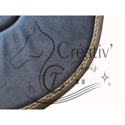 Tapis Forme de selle velours nuit