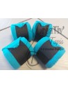 Bandes de polo turquoise poney