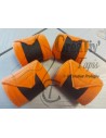 Bandes de polo orange poney